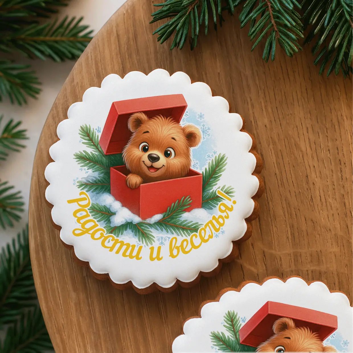 Круглые открытки 01